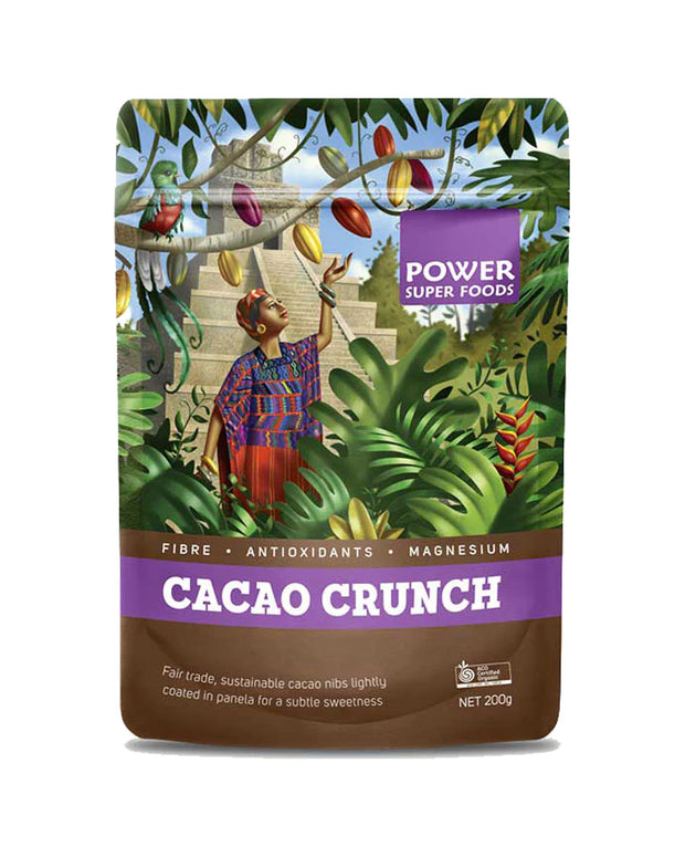 Cacao Crunch Organic 200g Power Super Foods