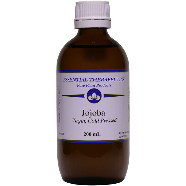 Jojoba Vegetable oil 200ml Essential Therapeutics