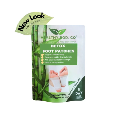 Detox Foot Patches Bamboo 5 Pairs Healthy Bod Co