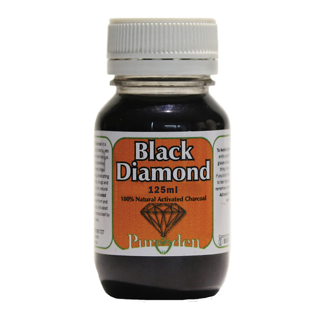 Activated Charcoal Shot Black Diamond 100ml Pure Eden