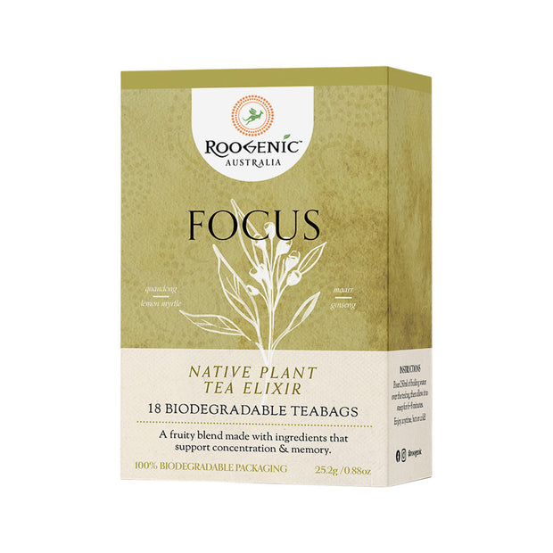 Focus Native Tea 18 Tea Bags Roogenic Australia