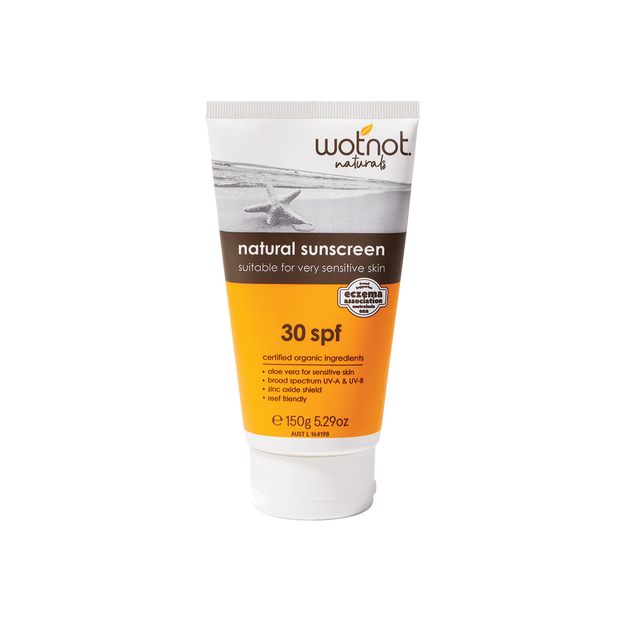 Natural Sunscreen SPF30 150g Wotnot
