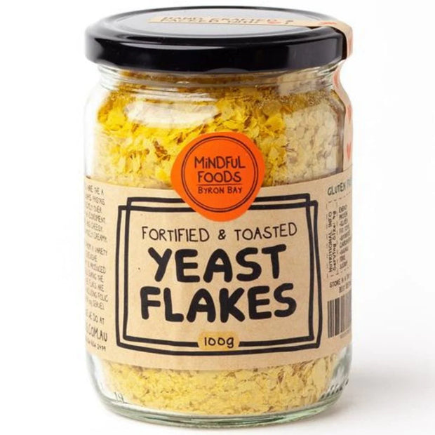Yeast Flakes Fortified and Toasted 100g Mindful Foods