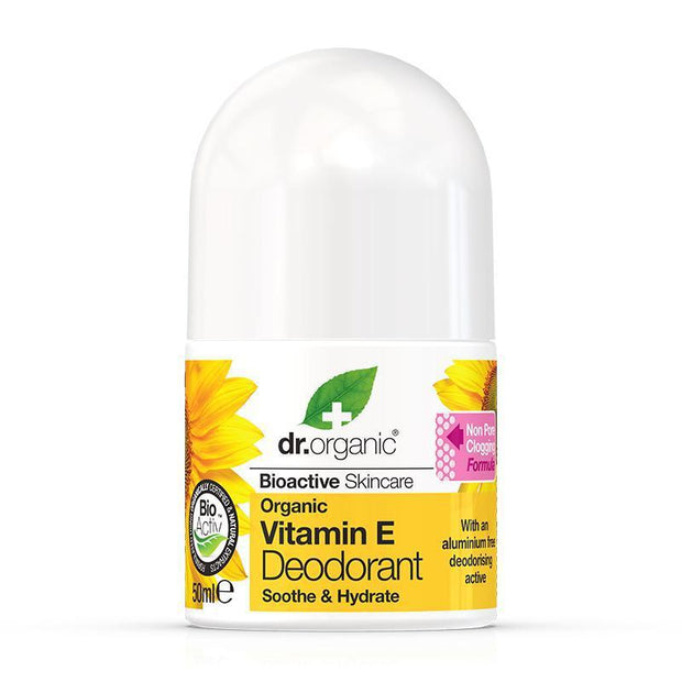 Vitamin E Organic Deodorant 50ml Dr Organic