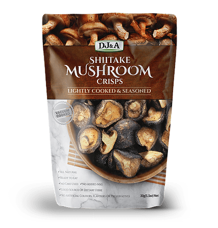 Shiitake Mushrooms 30g DJ&A Crispy Vegetables