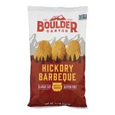 Totally Natural Potato Chips Hickory Barbeque 142g Boulder Canyon - Broome Natural Wellness