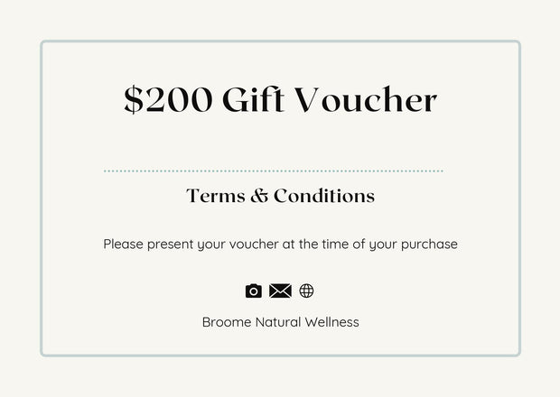 Gift Voucher Broome Natural Wellness