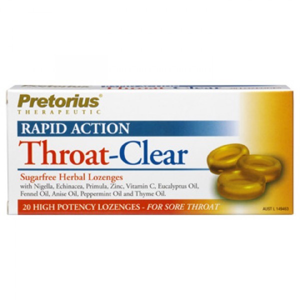 Throat Clear Original 20 Pretorius