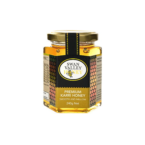 Honey Karri Raw Glass 240g Swan Valley Honey (WA Only)
