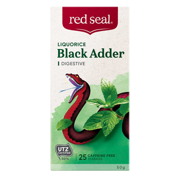 Black Adder Tea Bags 25  Red Seal