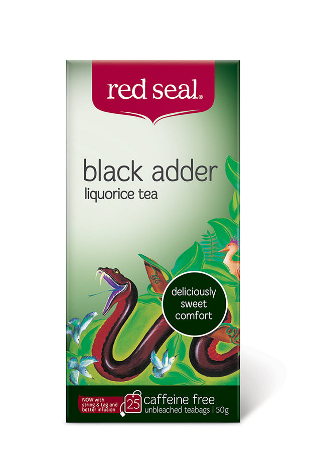 Black Adder Tea Bags 50  Red Seal - Broome Natural Wellness