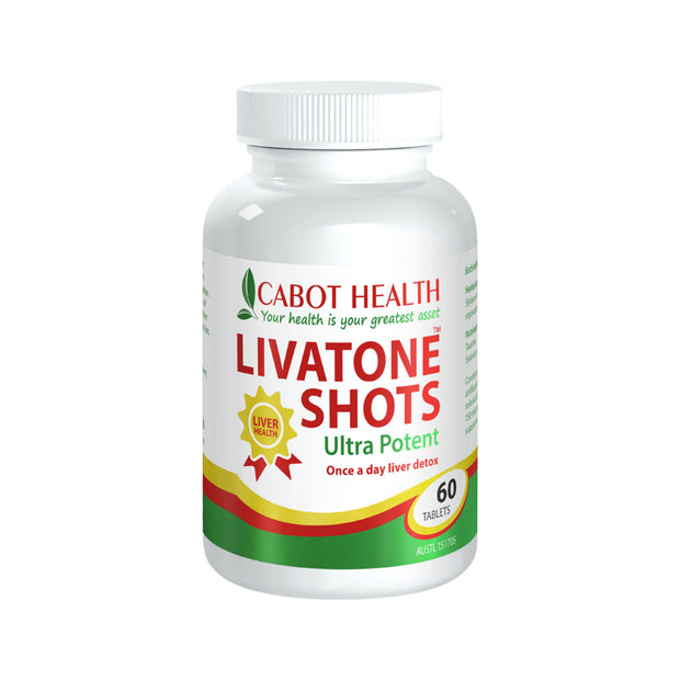 Livatone Shots 60T Cabot Health - Broome Natural Wellness