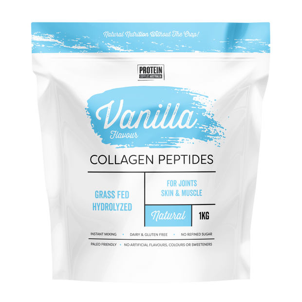 Collagen Peptides Vanilla 1kg Protein Supplies Australia