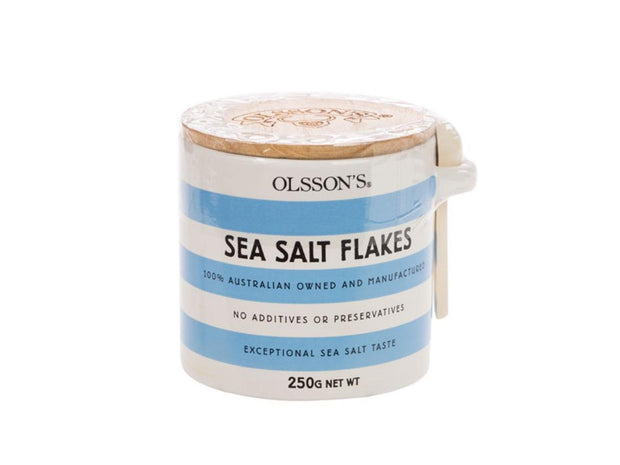 Sea Salt Flakes 250g Jar Olssons - Broome Natural Wellness