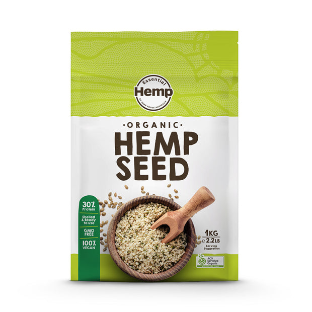 Organic Hemp Seeds Hulled 1kg Essential Hemp - Broome Natural Wellness