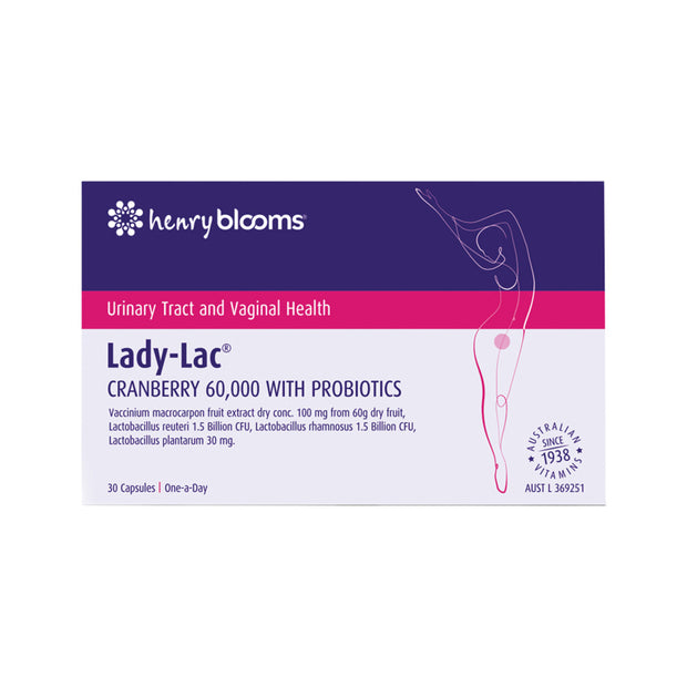 Lady Lac Cranberry 60,000 With Probiotics 30C Blooms