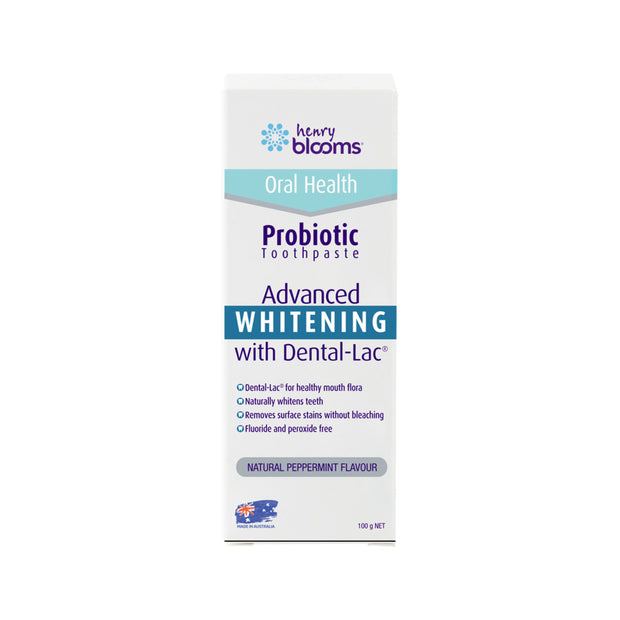 Toothpaste Probiotic Whitening Peppermint With Dental Lac 100g Blooms