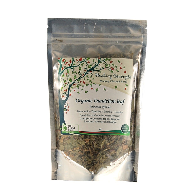 Organic Dandelion Leaf Tea 40g Healing Concepts - Broome Natural Wellness