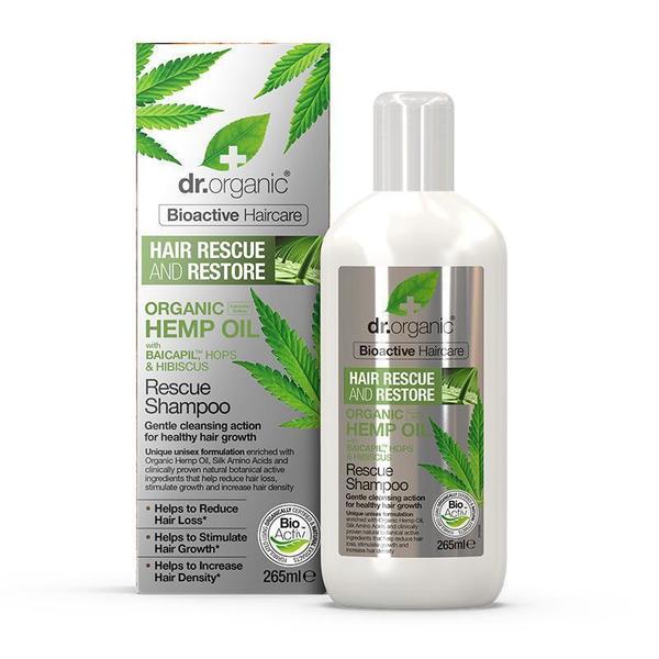 Hemp Oil Rescue & Restore Shampoo 265ml Dr Organic - Broome Natural Wellness