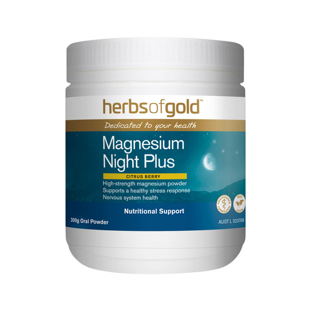 Magnesium Night Plus Citrus 300g Herbs of Gold