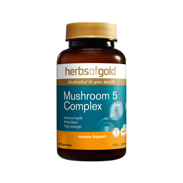 Mushroom 5 Complex 60T Herbs of Gold