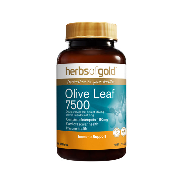 Olive Leaf 7500 60T Herbs of Gold