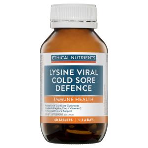 Izorb Lysine Viral Cold Sore Defence 60T Ethical Nutrients - Broome Natural Wellness
