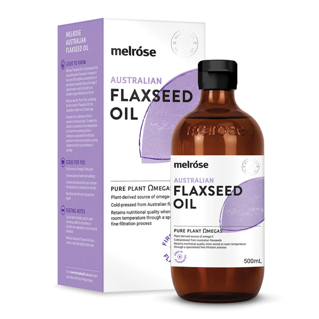 Flaxseed Oil Australian 500ml Melrose - Broome Natural Wellness