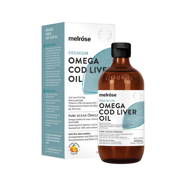 Cod Liver Oil 500ml Melrose - Broome Natural Wellness