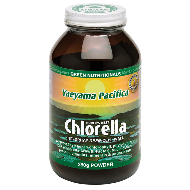 Chlorella Yaeyama Pacifica 250g Microrganics Green Nutritionals