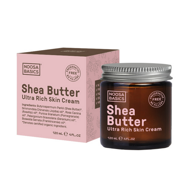 Skin Cream Ultra Rich Shea Butter 120ml Noosa Basics