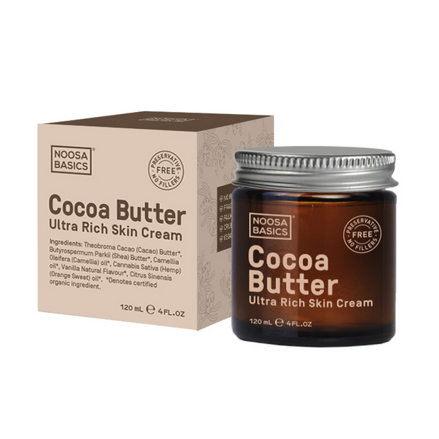 Skin Cream Ultra Rich Cocoa Butter 120ml Noosa Basics