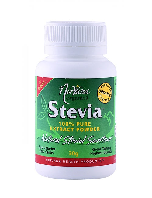 Stevia 30g Pdr Nirvana - Broome Natural Wellness