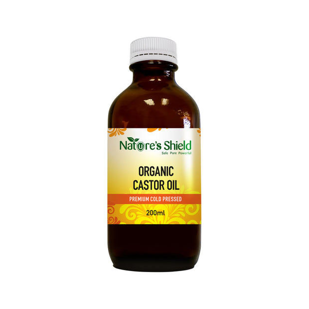 Organic Castor Oil 200ml Natures Shield - Broome Natural Wellness