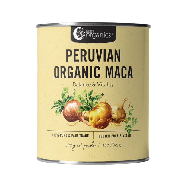 Maca Powder Organic Peruvian 300g Nutra Organics