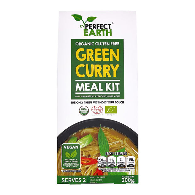 Green Curry Organic Gluten Free Meal Kit 200g Perfect Earth