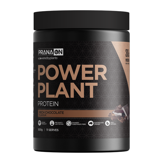 Power Plant Protein Rich Chocolate 500g PranaOn - Broome Natural Wellness