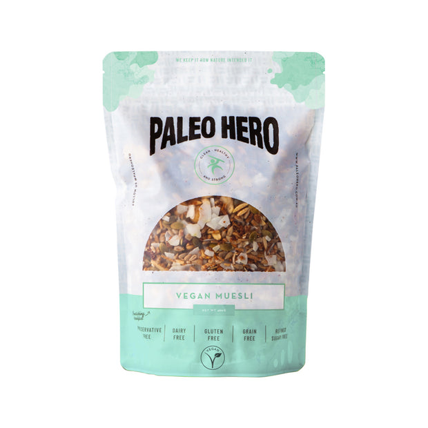 Vegan Muesli 400g Paleo Hero - Broome Natural Wellness