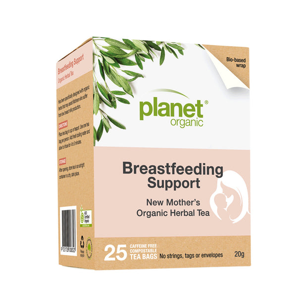 Breastfeeding Support Organic Tea 25 Bags Planet Organic