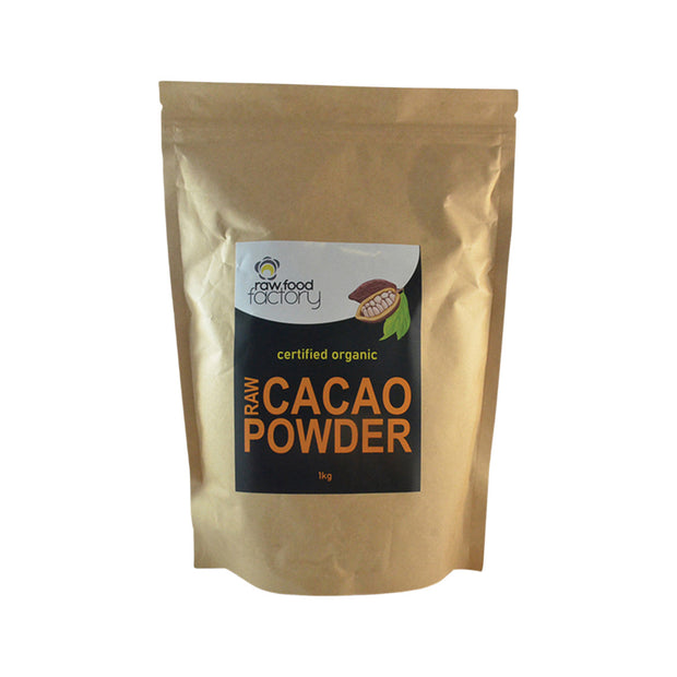 Cacao Powder Organic Raw 1kg Raw Food Factory