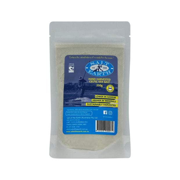 Fine Celtic Sea Salt 250g Salt of the Earth - Broome Natural Wellness