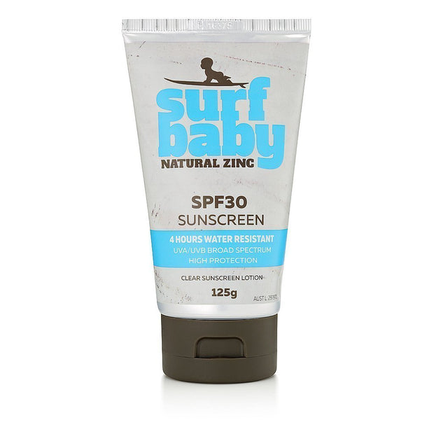Surf Baby Natural Zinc Sunscreen SPF30 125g Surfmud - Broome Natural Wellness