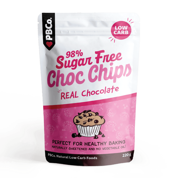 Choc Chips 98% Sugar Free 220g The Protein Bread Company - Broome Natural Wellness