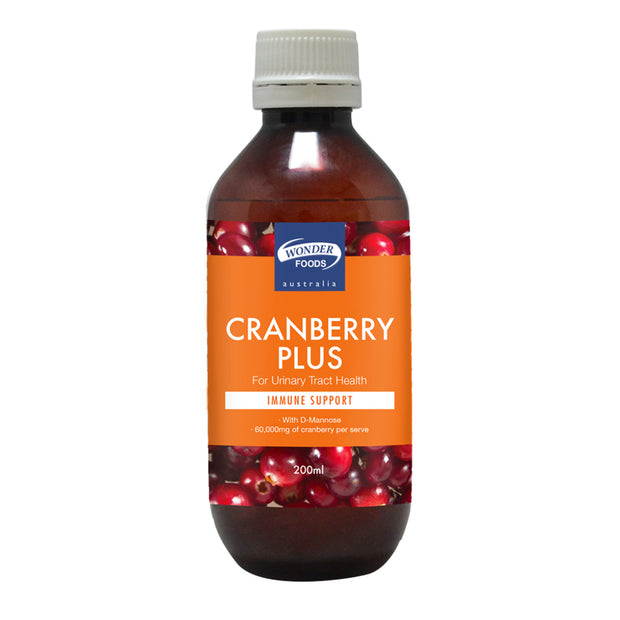 Cranberry Plus 200ml Wonder Foods - Broome Natural Wellness