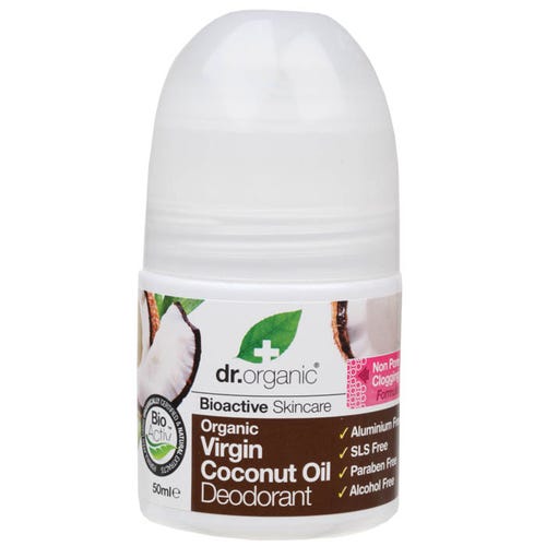 Organic Virgin Coconut Oil Deodorant 50ml Dr Organic - Broome Natural Wellness