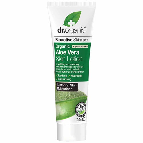 Aloe Vera Skin Lotion (Mini) 30ml Dr Organic - Broome Natural Wellness