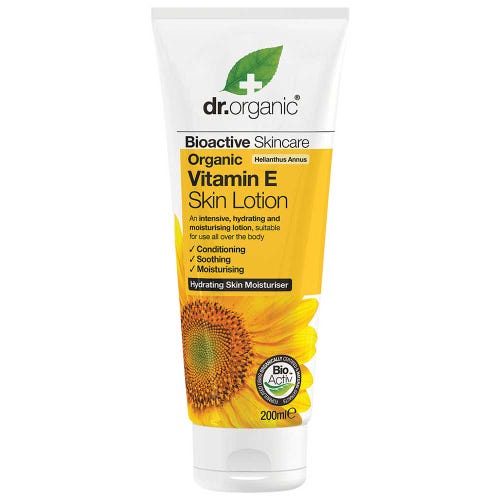 Vitamin E Skin Lotion 200ml Dr Organic - Broome Natural Wellness