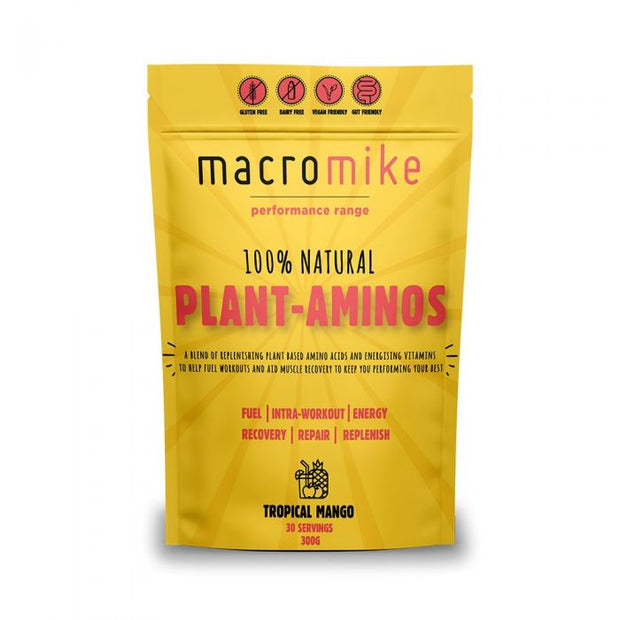 Plant Amino Acids Performance Tropical Mango 300g Macro Mike - Broome Natural Wellness