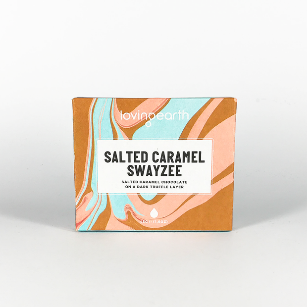 Salted Caramel Swayzee Bar 45g Loving Earth - Broome Natural Wellness