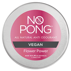 No Pong Flower Power Vegan All Natural Anti Odourant 35g